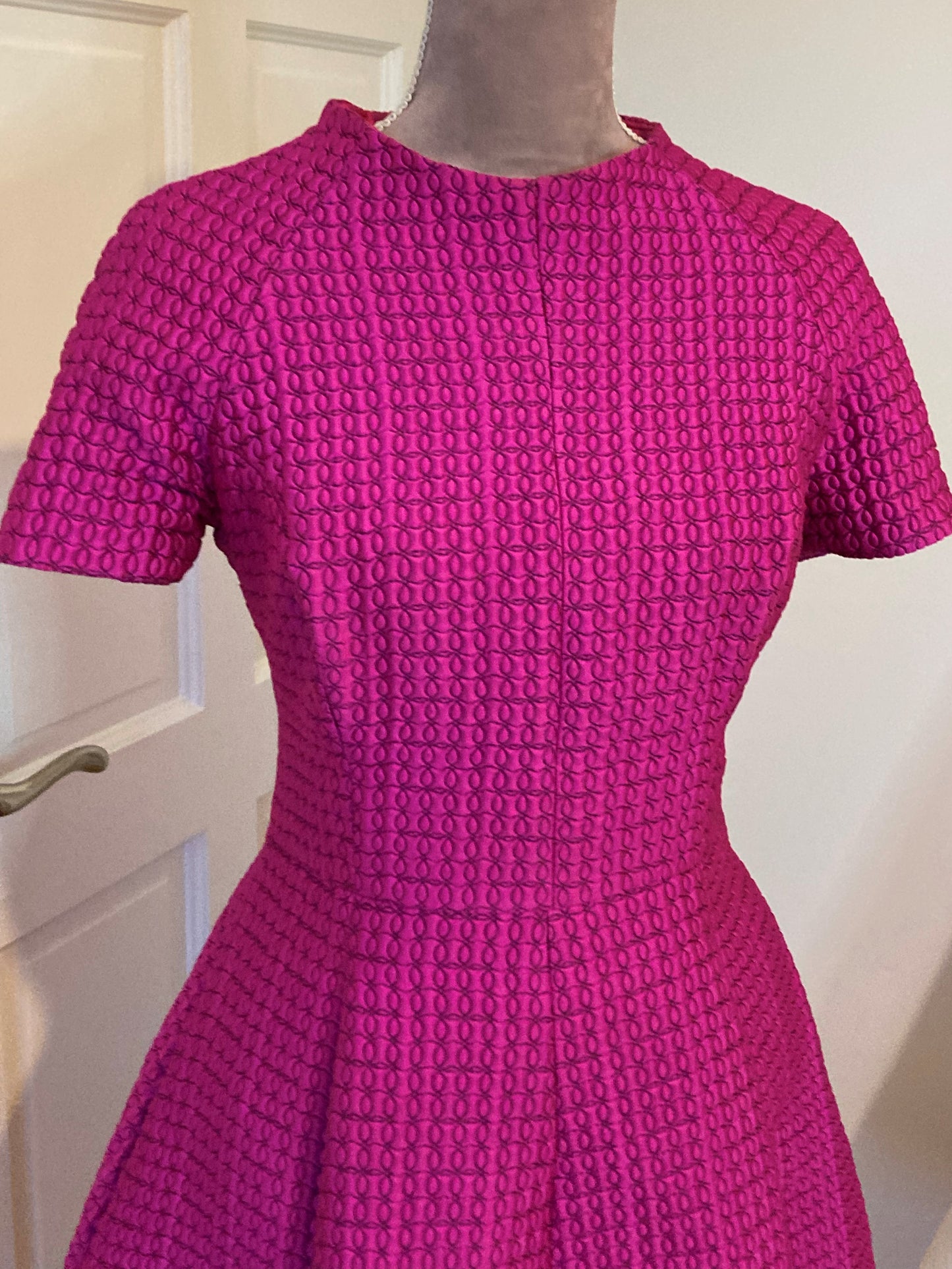 Grace High Neck Dress Magenta